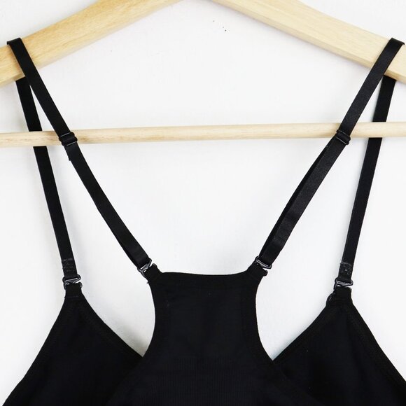 NWT OW‎ Intimates Asta Shapewear Racerback Unpadded Bralette Bra Black Large - Picture 9 of 10